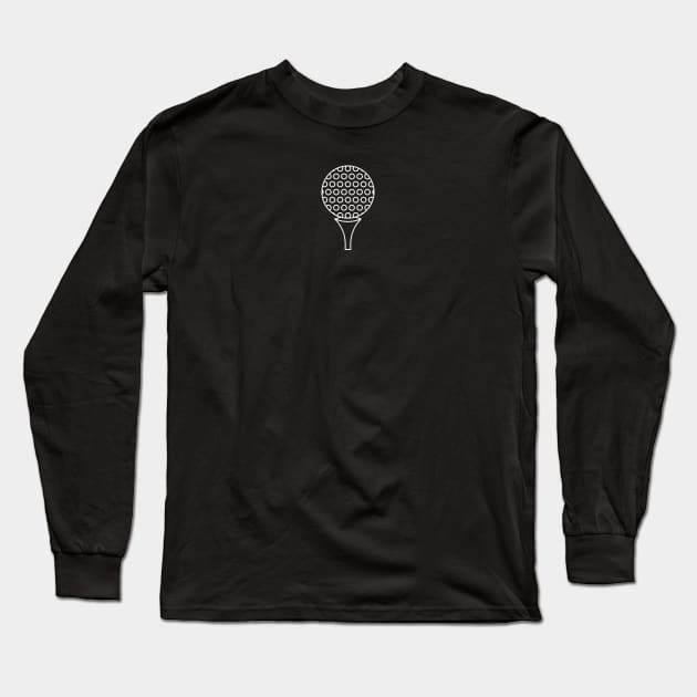 Golf Ball Long Sleeve T-Shirt by Charm Clothing